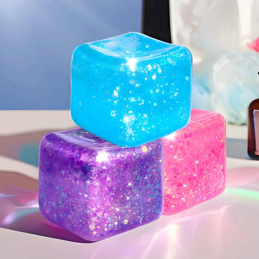 Glitter Stress Cube