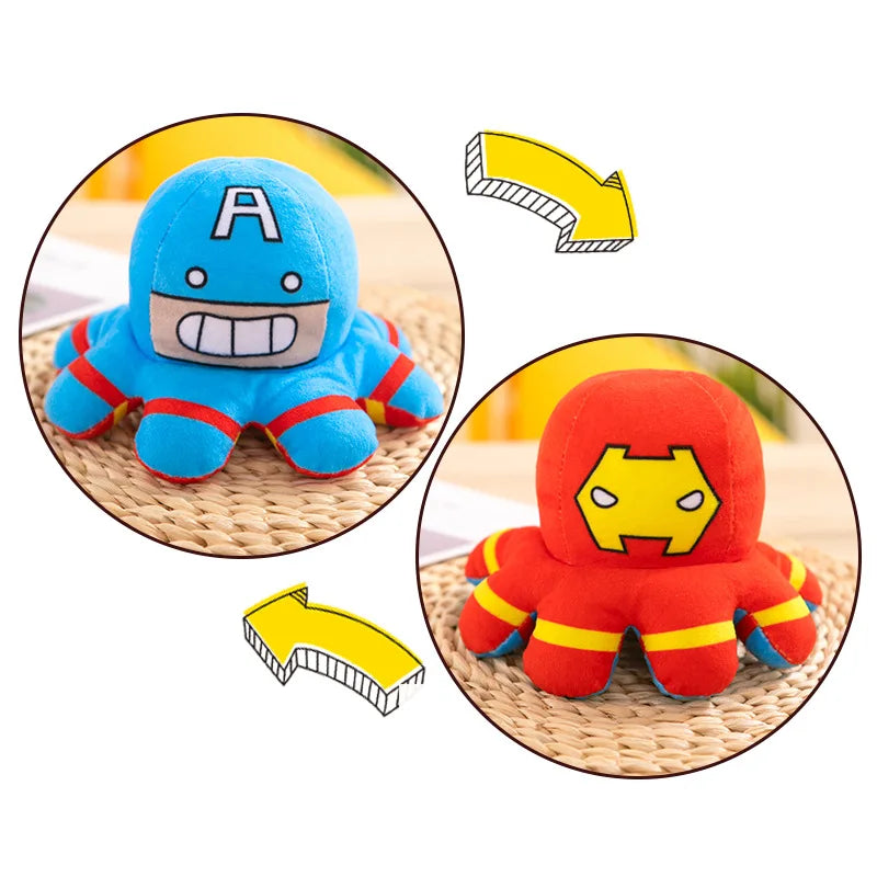 The Avengers Octopus Reversible Plushies