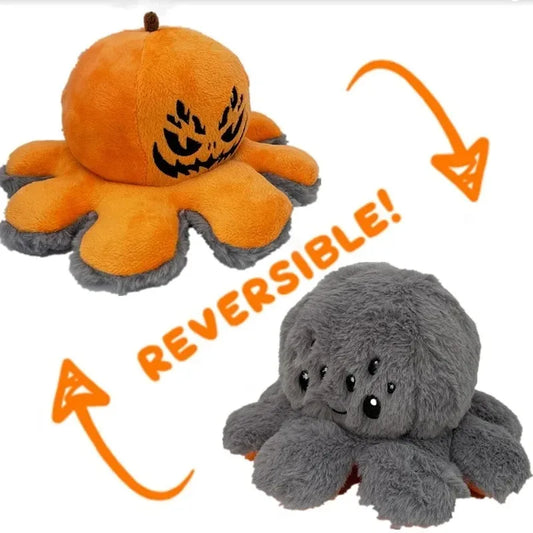 Halloween Octopus Reversible Plushies