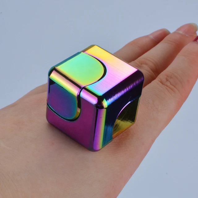 Metal Rotating Cube