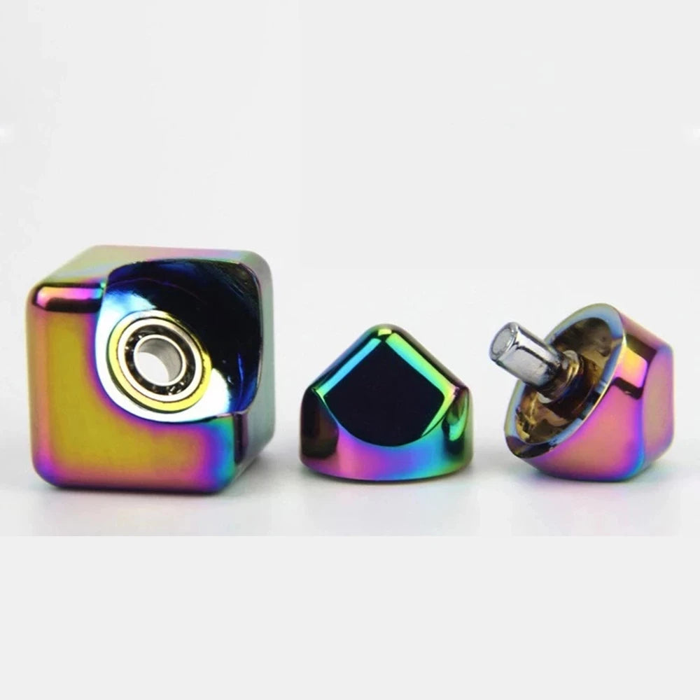 Metal Rotating Cube