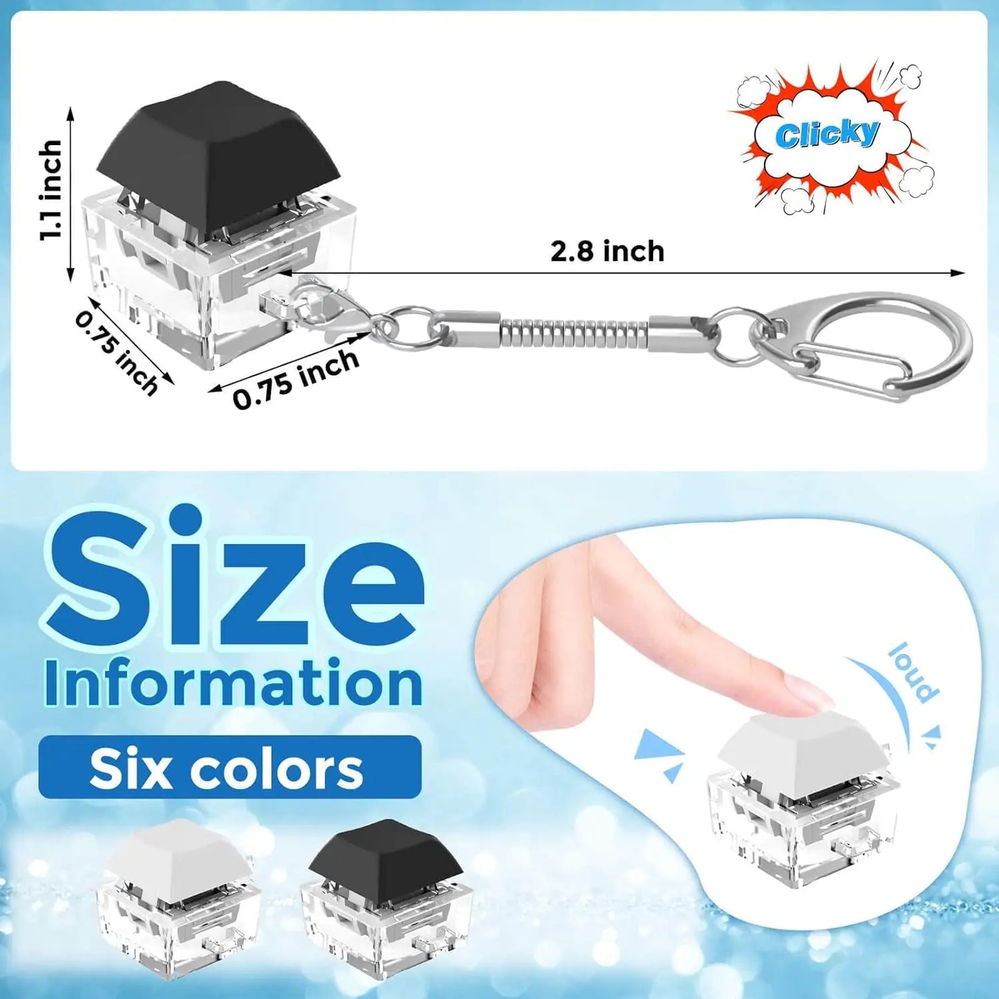 Solid Key-Cap Clicker